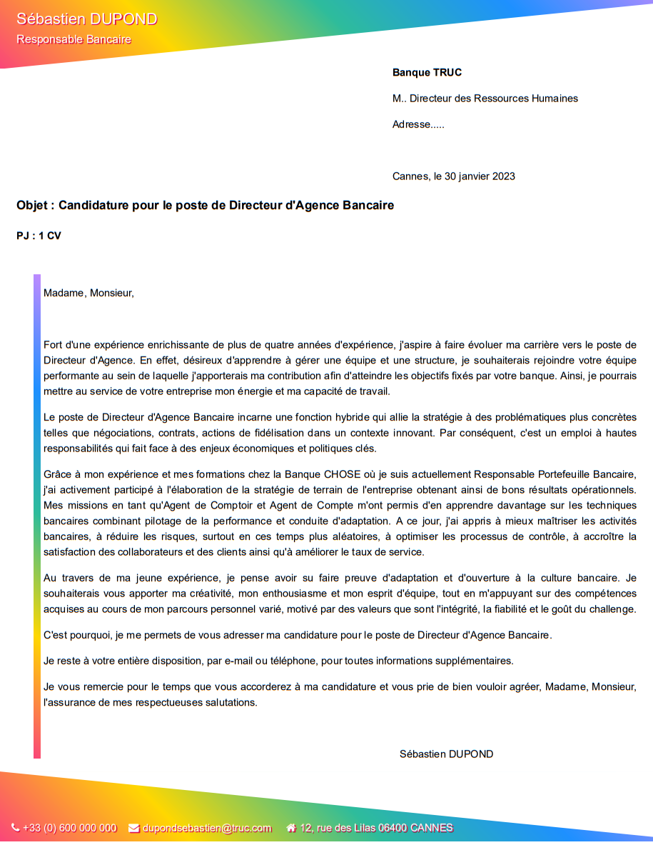 lettre de motivation modèle Pégase