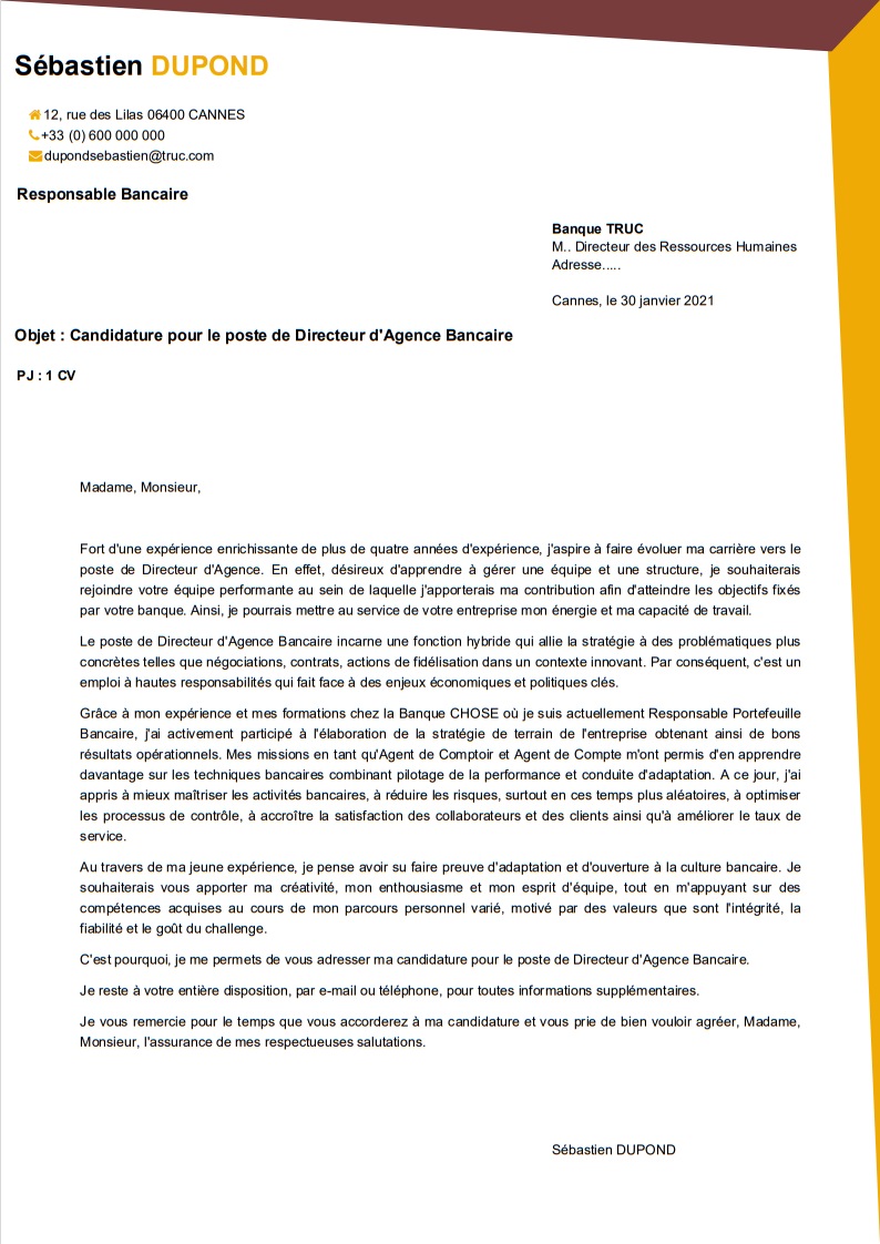 solution lettre de motivation