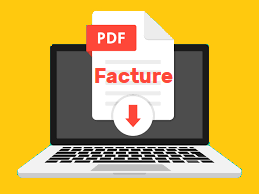 fichier facture PDF design